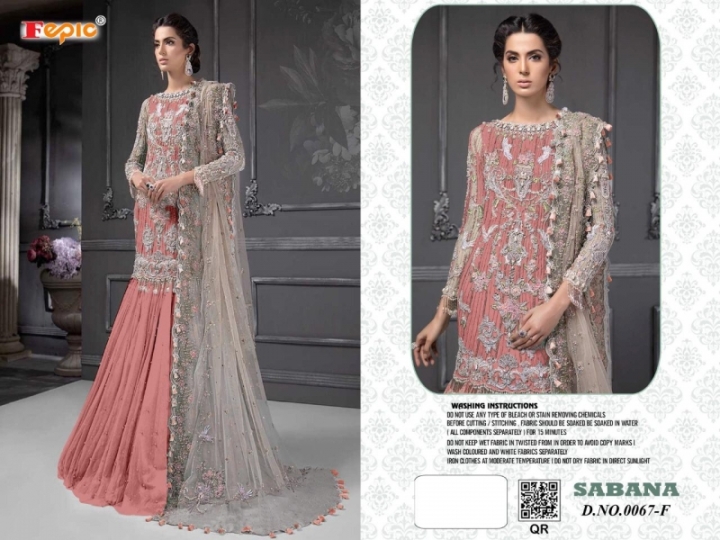 FEPIC SABANA BLOCKBUSTER NET HEAVY EMBROIDERY PAKISTANI SALWAR KAMEEZ WHOLESALE DEALER BEST RATE BY GOSIYA EXPORTS SURAT (5)