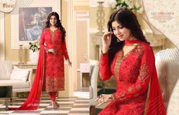 FIONA AYESHA TAKIA VOL 14 GEORGETTE EMBROIDERED SUITS EXPORTER WHOLESALE BEST RATRE BY GOSIYA EXPORTS (3)