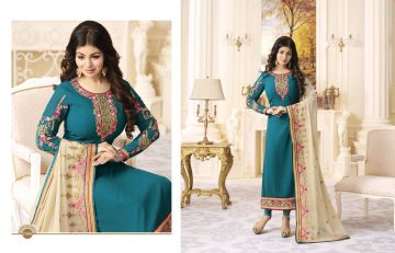FIONA FASHION AAYESHA VOL 21 CATALOG GEORGETTE SUITS WITH HEAVY DUPATTA PARTY WEAR (1)