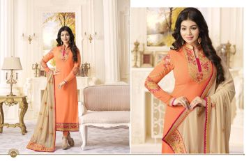 FIONA FASHION AAYESHA VOL 21 CATALOG GEORGETTE SUITS WITH HEAVY DUPATTA PARTY WEAR (2)