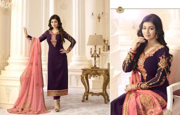 FIONA FASHION AAYESHA VOL 21 CATALOG GEORGETTE SUITS WITH HEAVY DUPATTA PARTY WEAR (5)