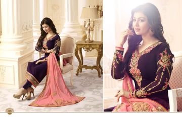 FIONA FASHION AAYESHA VOL 21 CATALOG GEORGETTE SUITS WITH HEAVY DUPATTA PARTY WEAR (6)