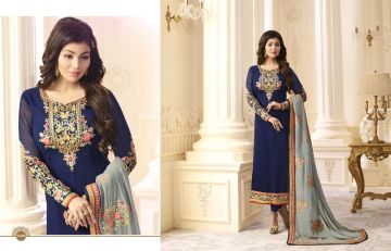 FIONA FASHION AAYESHA VOL 21 CATALOG GEORGETTE SUITS WITH HEAVY DUPATTA PARTY WEAR (7)