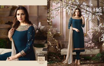 FIONA FASHION SAJEDHA CATALOGUE GEORGETTE STRAIGHT PATTERN E (2)