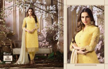 FIONA FASHION SAJEDHA CATALOGUE GEORGETTE STRAIGHT PATTERN E (3)