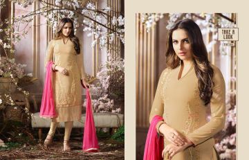 FIONA FASHION SAJEDHA CATALOGUE GEORGETTE STRAIGHT PATTERN E (5)