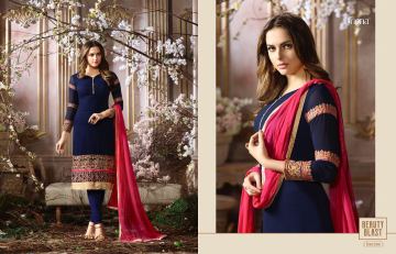 FIONA FASHION SAJEDHA CATALOGUE GEORGETTE STRAIGHT PATTERN E (6)