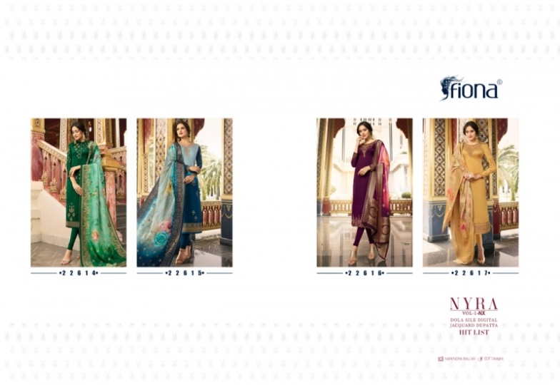  FIONA NYRA VOL.1 DOLA SILK SALWAR KAMEEZ INDIANWEAR BEST RATE BY GOSIYA EXPORT SURAT (11)