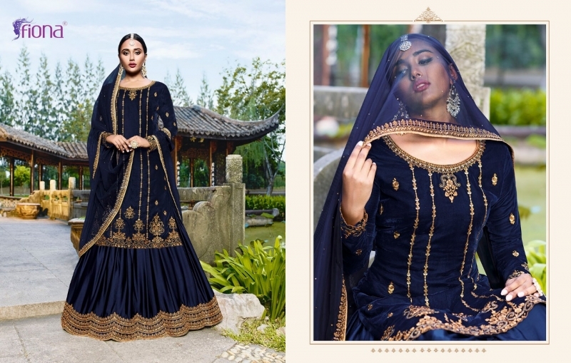 FIONA PRESENTS VELVET FANCY FABRIC DRESS MATERIAL WITH EMBROIDERY WHOLESALE DEALER BEST RATE BY GOSIYA EXPORTS SURAT (10)