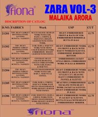 FIONA ZARA VOL 3 MALAIKA ARORA WESTERN SALWAR KAMIZ WHOLESALE BEST RATE FROM BY GOSIYA EXPORTS (10)