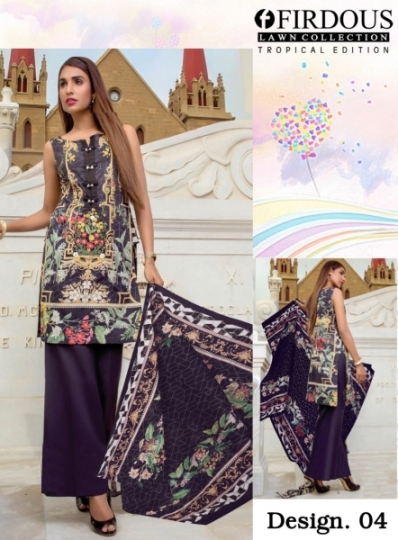 FIRDOUS LAWN COLLECTION TROPICAL EDITION COTTON PAKISTANI SALWAR SUIT WHOLESALE DEALER BEST RATE BY GOSIYA EXPORTS SURAT (4)