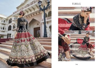 Floral raabta designer digital printed salwar gowns BY GOSIYA EXPORTS (3)