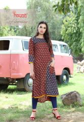 FLORENCE RAYON PRINT DESIGNER KURTIS BY HAYAA AVAILABLE HERE IN WHOLESALE BEST RATES BY GOSIYA EXPORTS (5)