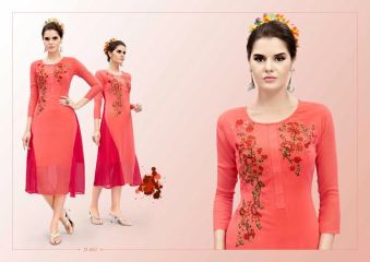 FLORY BY IRIS GEORGETTE EMBROIDERED KURTI DIWALI FESTIVAL COLLECTION WHOLESALE BEST RATE BY GOSIYA EXPORTS (10)