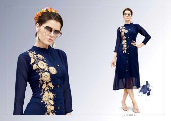 FLORY BY IRIS GEORGETTE EMBROIDERED KURTI DIWALI FESTIVAL COLLECTION WHOLESALE BEST RATE BY GOSIYA EXPORTS (11)