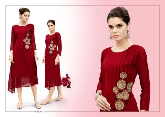 FLORY BY IRIS GEORGETTE EMBROIDERED KURTI DIWALI FESTIVAL COLLECTION WHOLESALE BEST RATE BY GOSIYA EXPORTS (24)