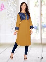 FLYING LADY BY FLOWERY COTTON RAYON KURTI COLLECTION WHOLESALE DEALER BEST RATE BY GOSIYA EXPORTS SURAT (3)