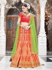 GAJIWALA LEHENGHA COLLECTION WHOLESALE CATALOGUE BEST RATE BY GOSIYA EXPORTS SURAT ONLINE (10)