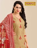 GANESH FASHION MONACO COTTON DRESS MATERIALS BEST RATE BY GOSIYA EXPORTS SURAT (1)