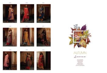 GANGA AUTUMN LEAVES LAWN COTTON PARTY WEAR (5)