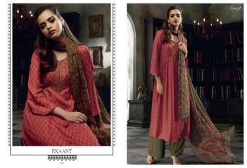 GANGA EKANT COTTON PRINTS WITH EMBROIDERED STRAIGHT PARTY WEAR COLLECTION T (3)