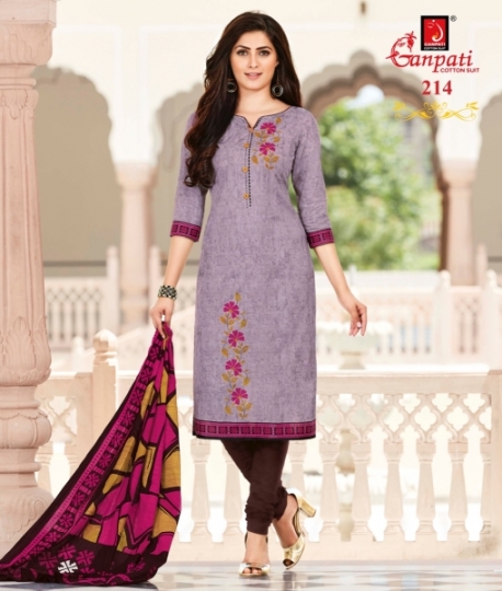 GANPATI JEEYA VOL 2 COTTON DRESS MATERIAL SALWAR SUIT WHOLESALE DEALER BEST RATE BY GOSIYA EXPORTS SURAT (14)