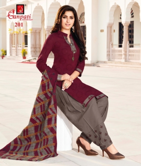 GANPATI JEEYA VOL 2 COTTON DRESS MATERIAL SALWAR SUIT WHOLESALE DEALER BEST RATE BY GOSIYA EXPORTS SURAT (2)