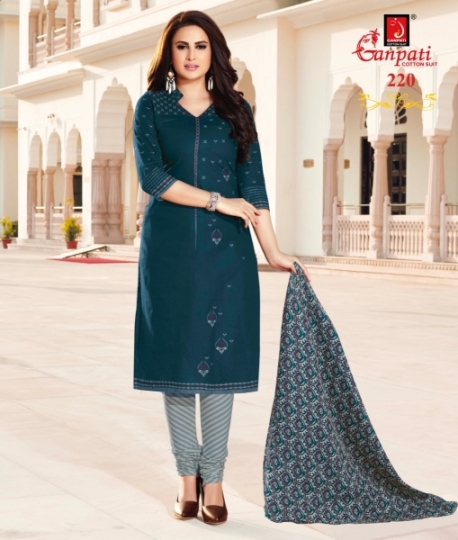 GANPATI JEEYA VOL 2 COTTON DRESS MATERIAL SALWAR SUIT WHOLESALE DEALER BEST RATE BY GOSIYA EXPORTS SURAT (22)