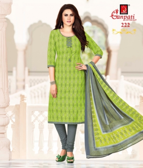 GANPATI JEEYA VOL 2 COTTON DRESS MATERIAL SALWAR SUIT WHOLESALE DEALER BEST RATE BY GOSIYA EXPORTS SURAT (23)