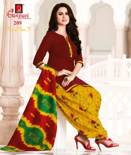 GANPATI JEEYA VOL 2 COTTON DRESS MATERIAL SALWAR SUIT WHOLESALE DEALER BEST RATE BY GOSIYA EXPORTS SURAT (8)