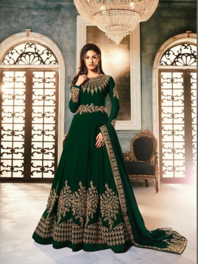 GLOSSY ABHA 9054 COLOR PLUS GEORGETTE ANARKALI SALWAR SUIT WHOLESALER DEALER BEST RATE BY GOSIYA EXPORTS SURAT (5)