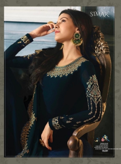 GLOSSY AMYRA ABHA GEORGETTE FABRIC HEAVY GOWN STYLE SALWAR SUIT WHOLESALE DEALER BEST RATE BY GOSIYA EXPORTS SURAT (15)