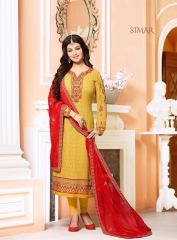 GLOSSY BY SHEENAZ CATALOGUE GEORGETTE DESIGNER WEAR COLLECTION WHOLESALER BEST RATE BY GOSIYA EXPORTS SURAT (7)