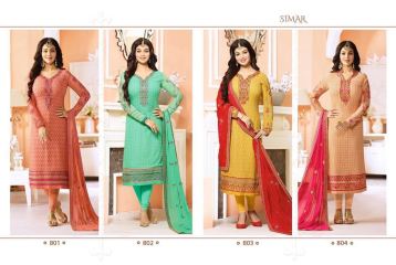 GLOSSY BY SHEENAZ CATALOGUE GEORGETTE DESIGNER WEAR COLLECTION WHOLESALER BEST RATE BY GOSIYA EXPORTS SURAT (9)