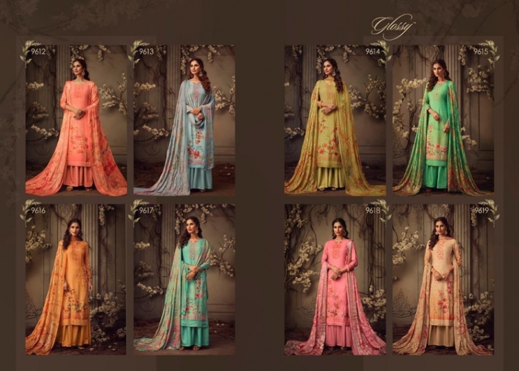 GLOSSY LAUNCH SAJDA 9612-9619 SERIES EXCLUSIVE PRINTED  (12)