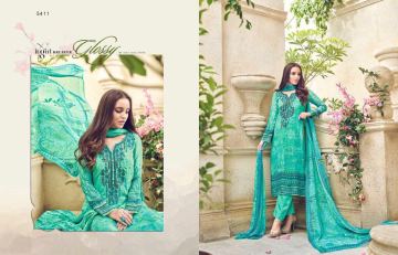 GLOSSY MAGNUM DIGITAL PRINT EMBROIDERED STRAIGHT SUITS WHOLESALE BEST RATE BY GOSIYA EXPORTS SURAT (3)