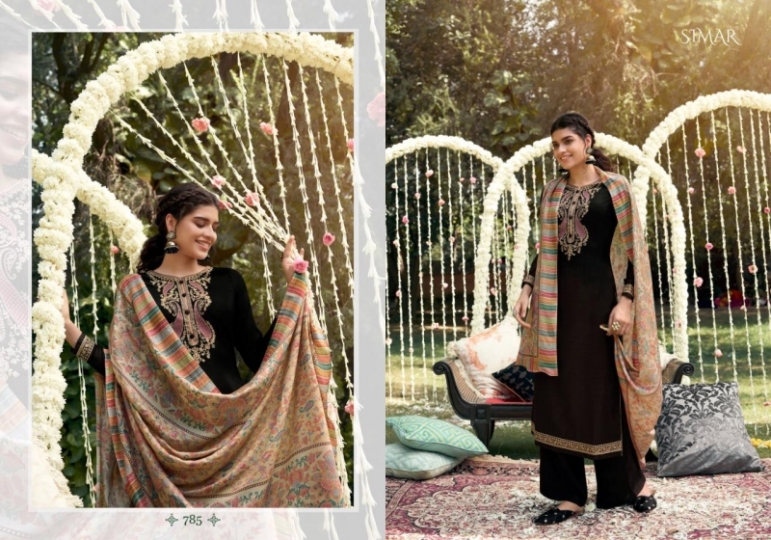 GLOSSY MISTI 783-790 SERIES SILK PASHMINA SALWAR KAMEEZ WHOLESALE DEALER ] (2)