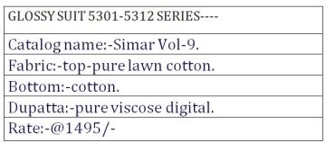 GLOSSY SIMAR VOL 9 LAWN COTTON WHOLESALE RATE AT GOSIYA EXPORTS SURAT WHOLESALE DEALER AND SUPPLAYER SURAT GUJARAT (1)