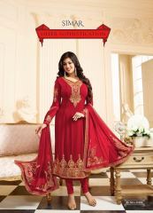 GLOSSY SUZEN CATALOGUE GEORGETTE EMBROIDERED PARTY WEAR COLLECTION (1)