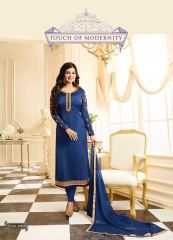 GLOSSY SUZEN CATALOGUE GEORGETTE EMBROIDERED PARTY WEAR COLLECTION (13)