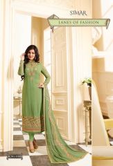 GLOSSY SUZEN CATALOGUE GEORGETTE EMBROIDERED PARTY WEAR COLLECTION (5)