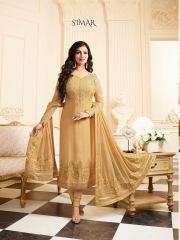 GLOSSY SUZEN CATALOGUE GEORGETTE EMBROIDERED PARTY WEAR COLLECTION (9)