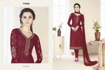 GOLDEN ENTERPRISE DREAMZ AWESOME VOL 4 GEORGETTE EMBROIDERED PARTY WEAR SUITS (3)