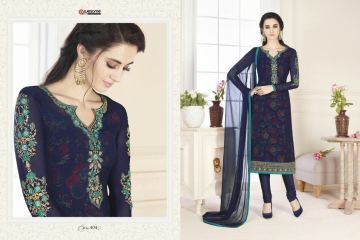 GOLDEN ENTERPRISE DREAMZ AWESOME VOL 4 GEORGETTE EMBROIDERED PARTY WEAR SUITS (4)