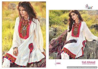 GUL AHMAD BY SHREE FABS HEAVY DESIGNER WHOLESALE PRINTED COTTON WITH HEAVY EMBROIDERY AND PATCH WORK DRESS MATERIAL AT WHOLESALE BEST RATE BY GOSIYA EXPORTS SURAT (1)