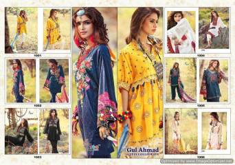 GUL AHMAD BY SHREE FABS HEAVY DESIGNER WHOLESALE PRINTED COTTON WITH HEAVY EMBROIDERY AND PATCH WORK DRESS MATERIAL AT WHOLESALE BEST RATE BY GOSIYA EXPORTS SURAT (9)