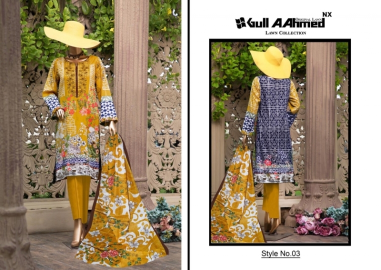 GULAHMED NX LAWN PRINTED PAKISTANI 2020 COLLECTION LAUNCH WHOLESALE DEALER BEST RATE BY GOSIYA EXPORTS SURAT (4)