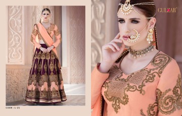GULZAR BRIDAL LEHENGHA COLLECTION WHOLESALE BEST RATE BY GOSIYA EXPORTS SURAT INDIA (1)