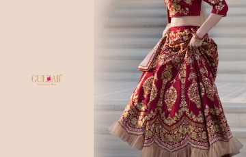 GULZAR BRIDAL LEHENGHA COLLECTION WHOLESALE BEST RATE BY GOSIYA EXPORTS SURAT INDIA (12)