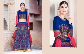 GULZAR BRIDAL LEHENGHA COLLECTION WHOLESALE BEST RATE BY GOSIYA EXPORTS SURAT INDIA (4)
